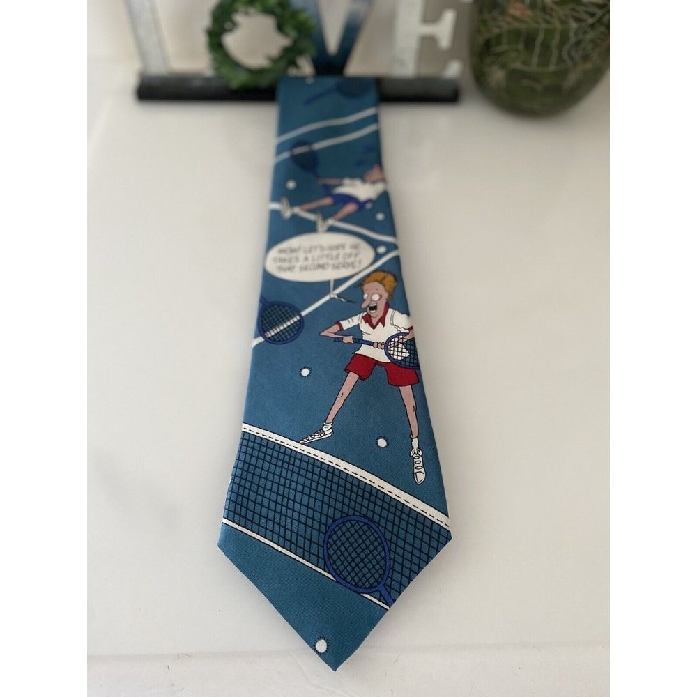 Richard Torrey Originals Bench Warmers Tennis Vintage 4"‎ Tie